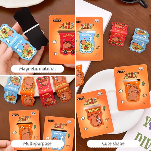 Image of PATPAT 31 Pcs Kawaii Capybara Gift Box 12 Categories Merchandise Collectible Gift Box Blind with Doll, Plush, Ropes Clips Necklace Wallet Keychain Nails Stickers