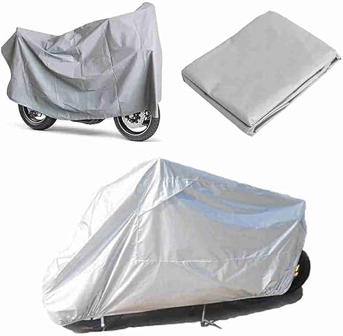 Funda Moto pequeña, Funda Bicicleta Impermeable para Exterior 205x125 cm, Resistente al Agua, Sol, Polvo, Lluvia, Viento, etc. Funda Moto Scooter 125, Medidas: 205x125 Cover