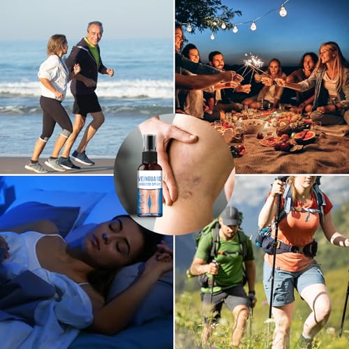 Timilk veinguard kräuterspray, Vanguard Herbal Spray, Professional vanguard kräuterspray,Varicose Veins Sprays for Legs, Verbessern Sie das Aussehen der Beine und die Durchblutung(2 Stück x 30 ml)