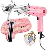 タフティングガン カーペット織機 Tufting Gun 高速織り 5~40ステッチ/秒 工業用刺繍機 ラグメーカー 電動絨毯クラスターガン 100-240V 【2023新版・カループパイルとカットパイル両対応 電動カーペッタフティングガン】日本語取扱説明書付き(RED)