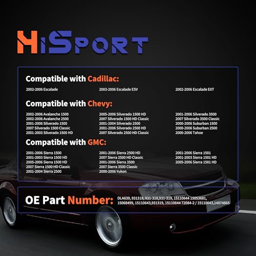 Image of HiSport Front Right Door Lock Actuator 931-319 15110644 | Compatible with Cadillac Chevy GMC Escalade EXT Avalanche Silverado Suburban Sierra 1500 2500 3500 2000-2006
