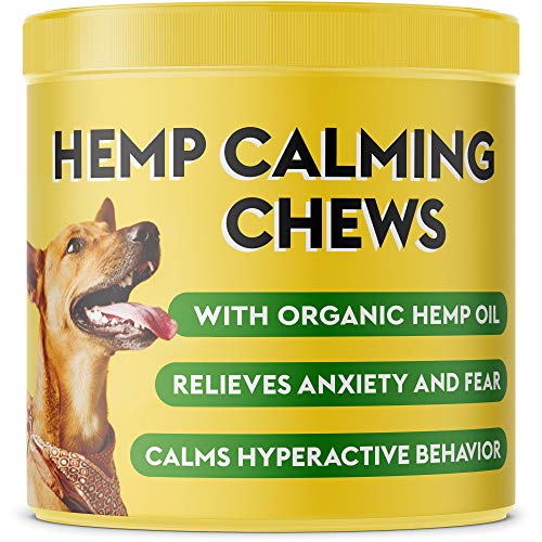 Pawfectchow Hemp Calming Treats for Dogs - Made in USA - Hemp Oil