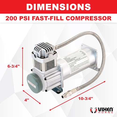 Vixen Horns 200 PSI Compressor