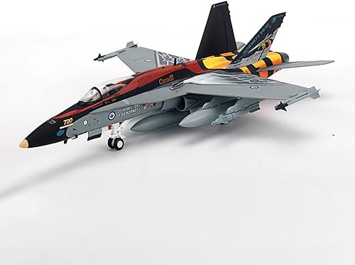 Miniatura 5 de Modelo canadiense CF-188A Hornet Fighter 1/72, versión de escuadrón táctico Cougar 410Th Cougar, colección de modelo de avión