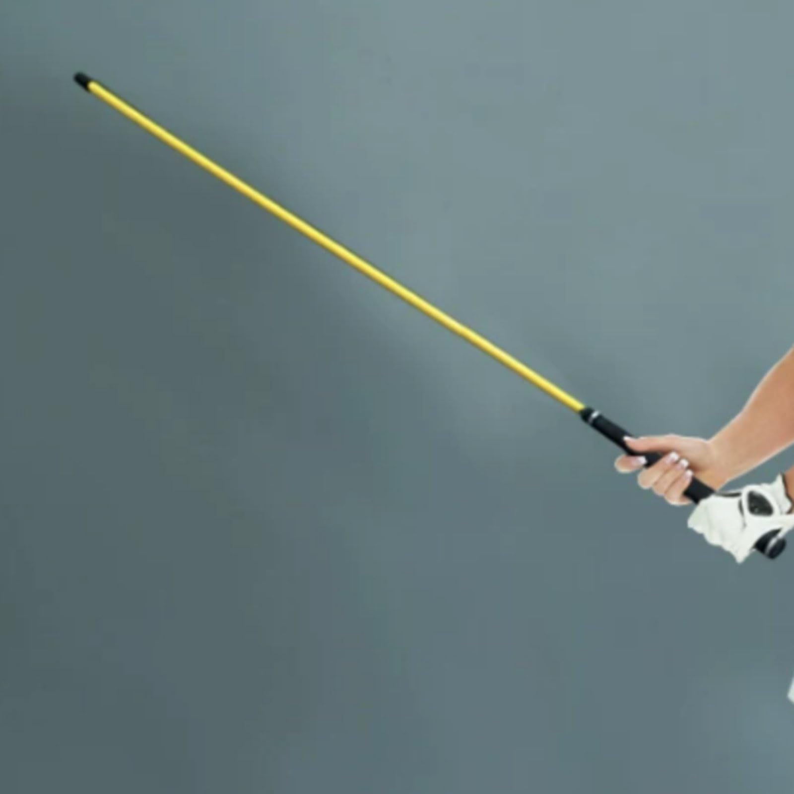LOVIVER Golf Swing Trainingshilfe Schlag Übungs Schwunghilfe aus POM für Flüssigen Schwung Muskelgedächtnis Und Korrekturunterstützung für Heimtraining Driving Range vor Dem Abschlag, Schwarz