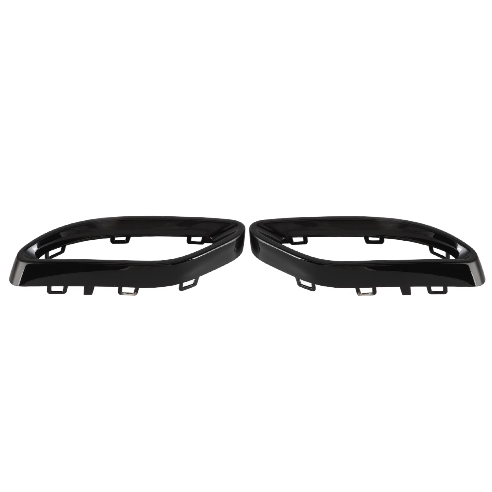 Marmitta di Scarico Coda del Tubo di Scarico Trim Cover, Un Paio di Finiture di Copertura della Punta di Scarico Nero Lucido per A B C E GLC Classe CLS W177 W247 W205 W213