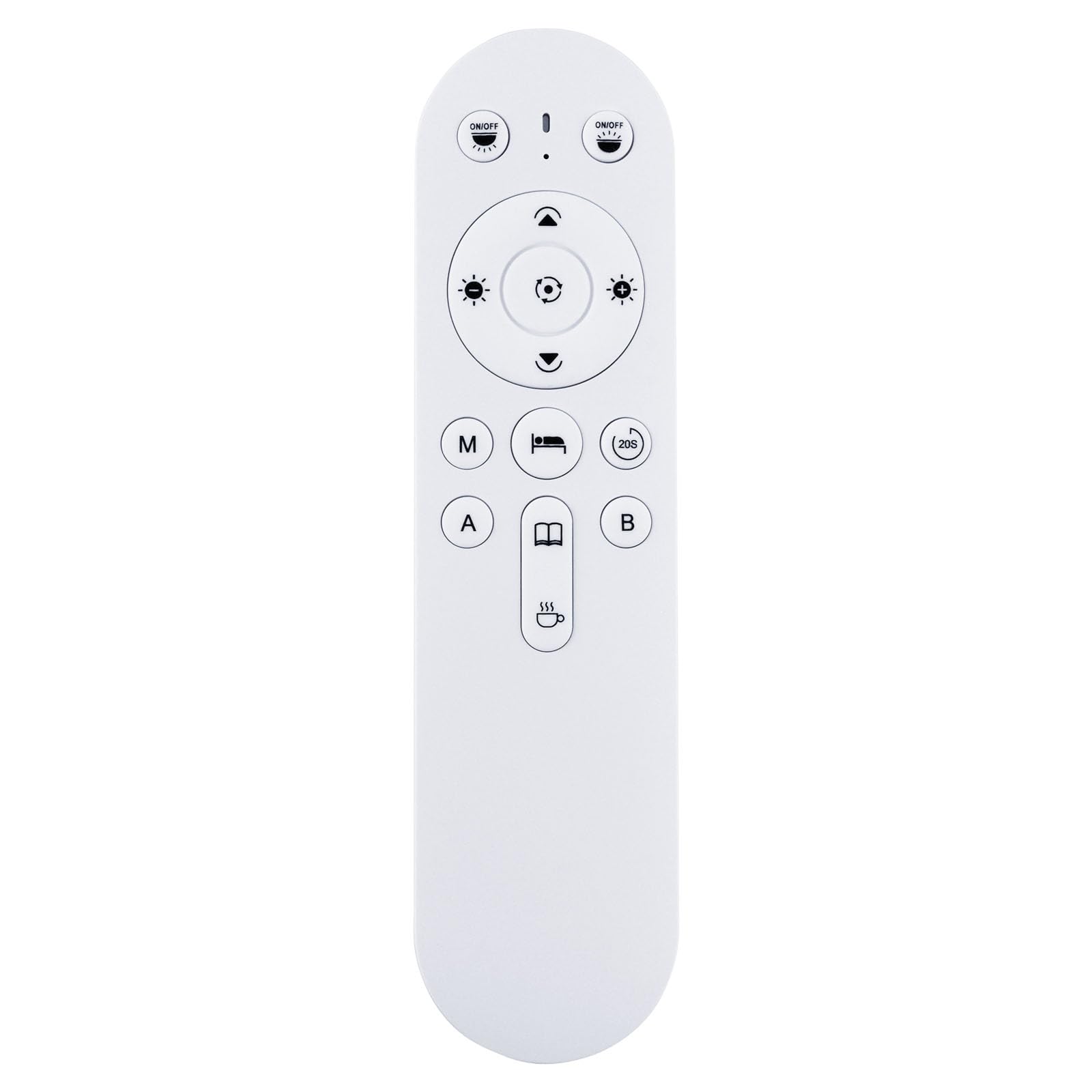 Télécommande pour plafonnier avec veilleuse intégrée