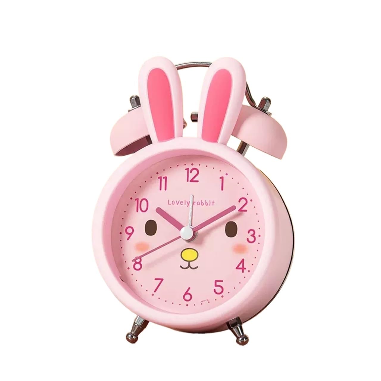 Bp7gVw5sP Loud Alarm Clocks Alarm Clock Ticking Travel(Pink)