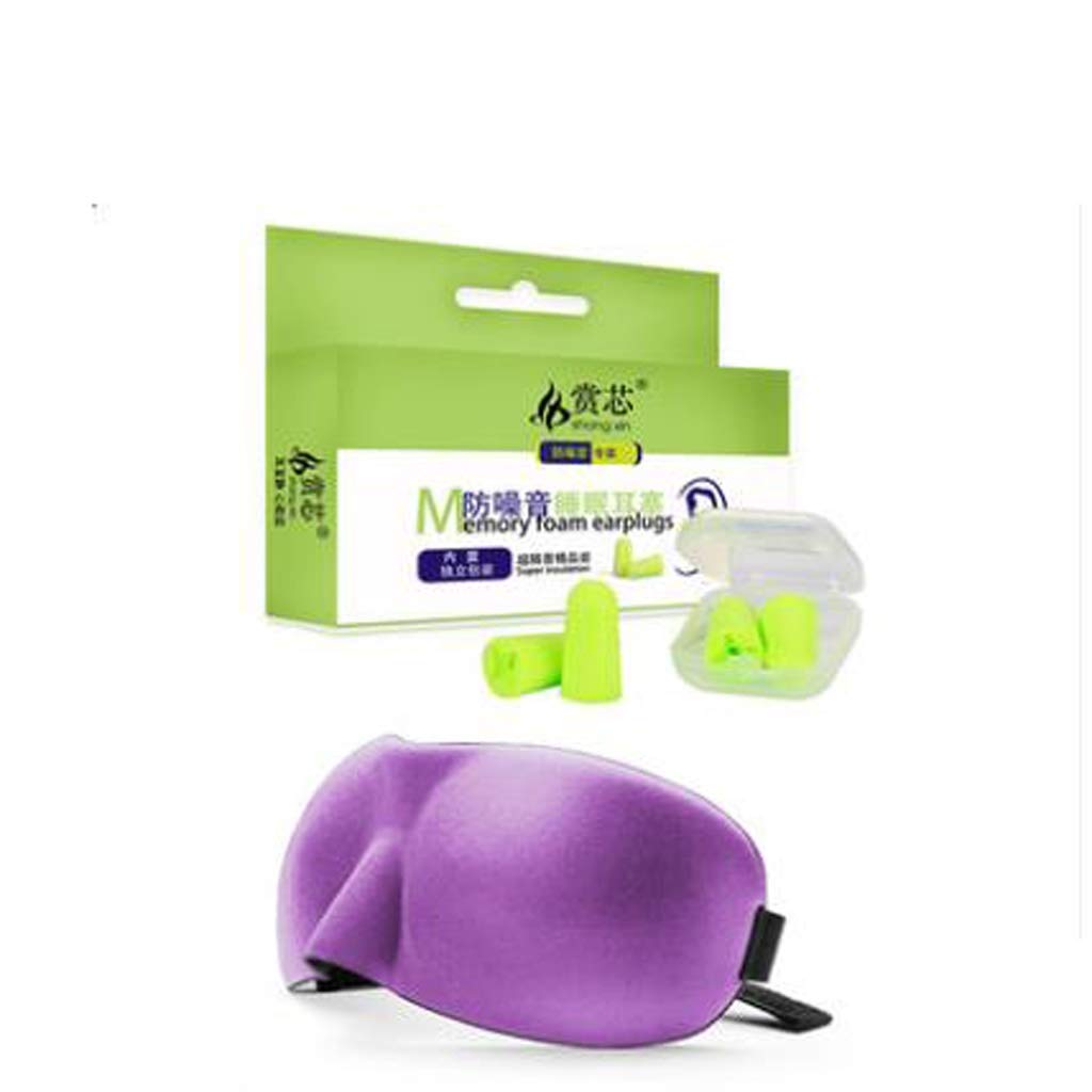 Earplugs sommeil anti-bruit avec masque occultant taille B pour voyage