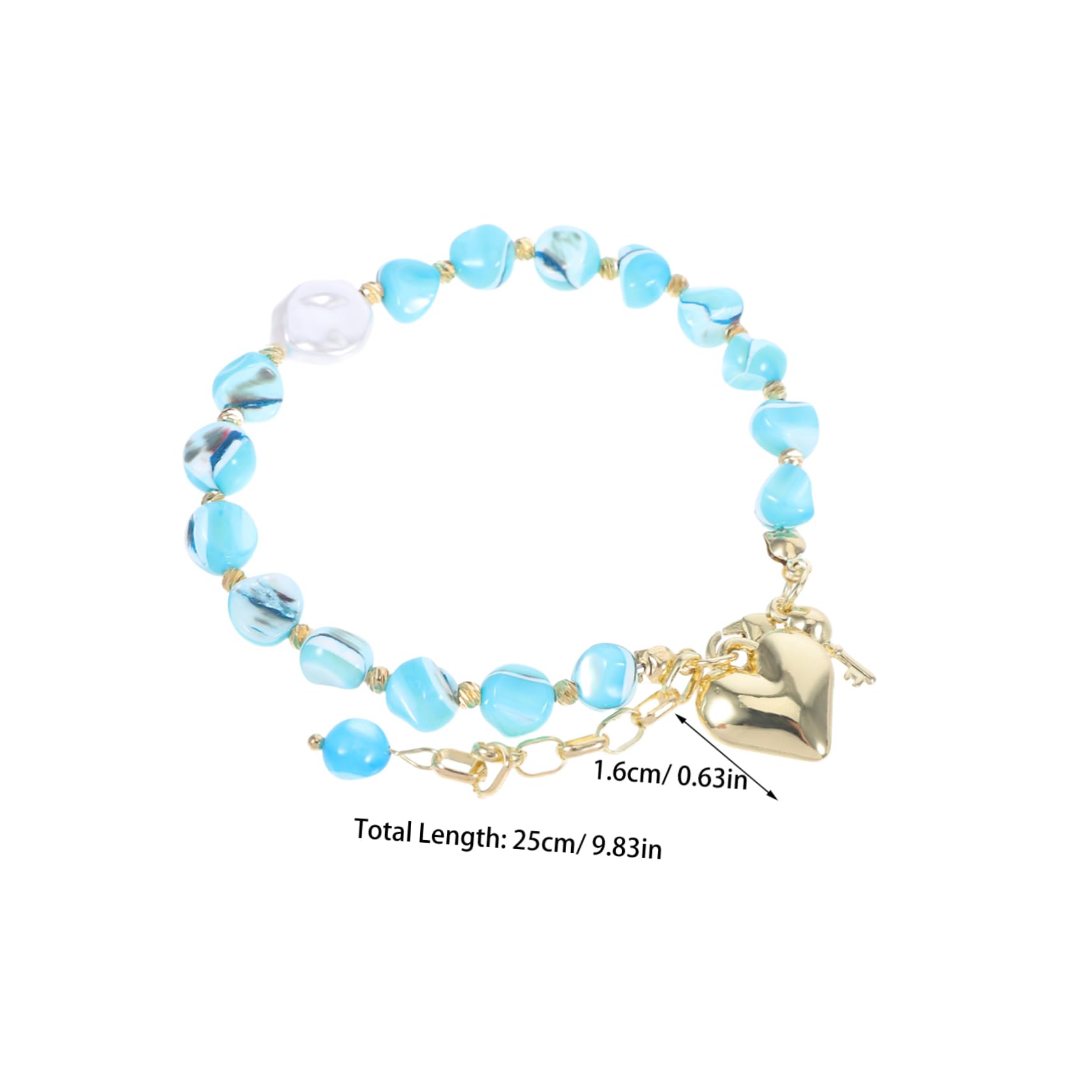 Women's Jewelry Bracciale Cuore della Spiaggia Donne Gioielli Estivi oceanici CETURA COMETTO Unico Design Accessorio Versatile Abbigliamento per Tutto Il Giorno Necklace