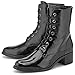 Produktbild Belmondo Damen Lack-Stiefelette Schwarz Lackleder 38