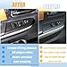 LLKUANG for Toyota Tundra 2014-2021 ABS Plastic Window Switch Button Covers Power Window Switch Button Stickers Car Accessories[Not fit Double Cab Model!](Carbon Fiber Style)