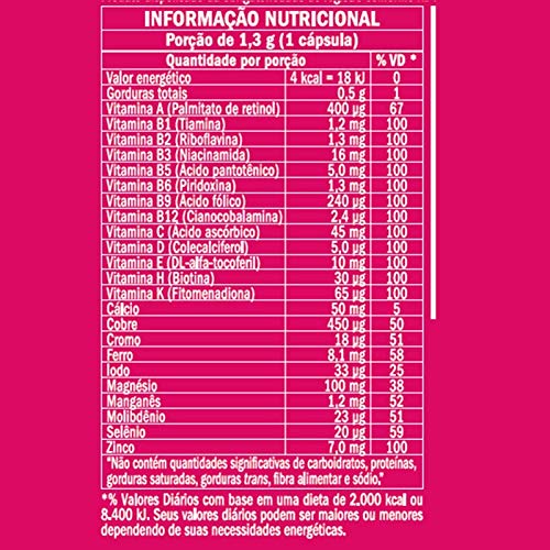 Kit 5 Nutri Mulher Polivitamínico de A a Z Equaliv 60 cápsulas gel