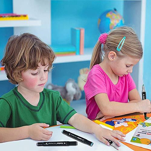 Image of Keebor Advanced 80+1 Colors Dual Tip Alcohol Art Markers, Plus 1 Blender Marker With Thick Packing - Multicolor