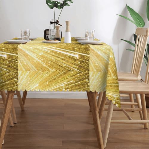 Nappe rectangulaire en tissu lavable pour table de salle à manger et grand buffet