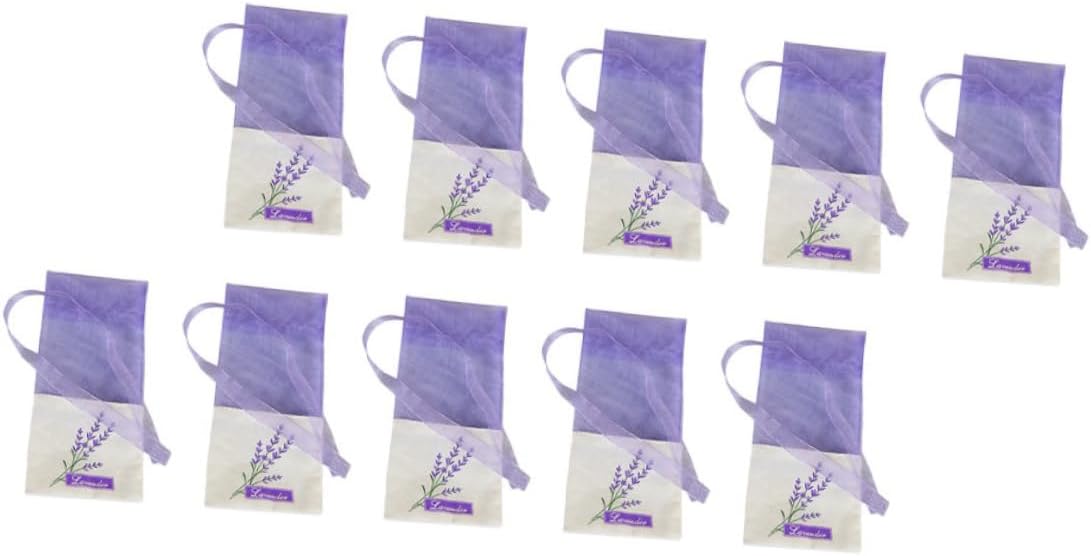 22-Piece Lavender Scented Sachet Bags for Home Fragrance Empty Sachets Floral Design for Closets and Drawers