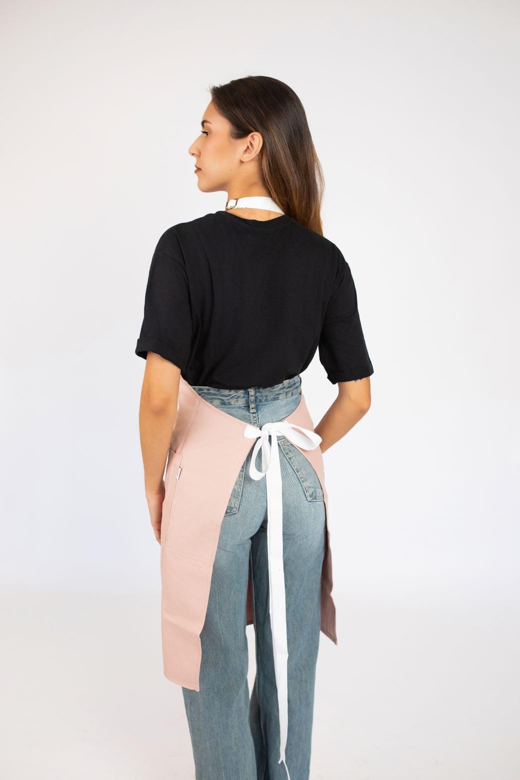 TABLYER Delantal Rock Rosé - Cocina y Menaje - Ideal para cocineros/as y pasteleros/as - Mujeres