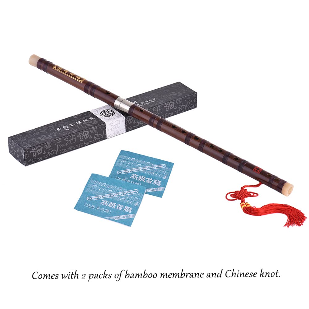Flauta de bambú amargo inestable Dizi viento de madera tradicional china mano Llave de nivel de estudio C Rendimiento profesional