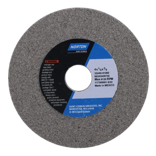 Grinding Wheel,T1,4x1/4x3/4,AO,60G,PK5