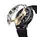 SIRUIBO Case for Samsung Gear S3 Frontier SM-R760, TPU Scractch-Resist Frame Protective Cover Shell for Samsung Gear S3 Frontier/Classic Galaxy Watch 46mm SM-R800 Smartwatch, Gold