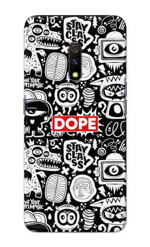 Image of Printed Hard Back Cover Case for Realme X | Oppo K3 Back Cover (Mixed Cartoons) -1111