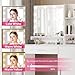 Palimder Vanity Desk with Mirror and Light, Large Drawer and Three Level Storage Dresser, 3 Lighting Modes Adjustable Brightness, Bedroom Dressing Table (White)