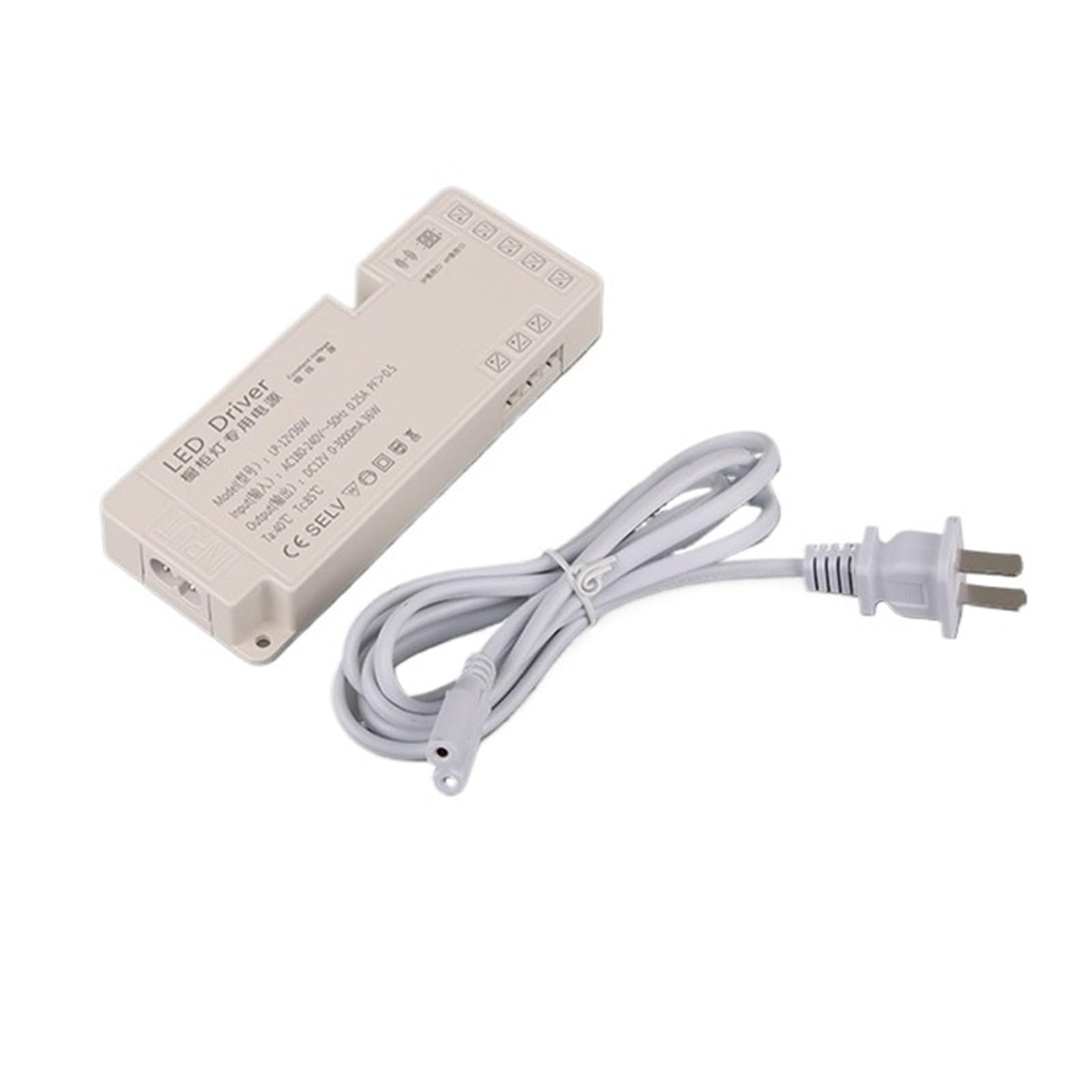 PWANUIGTE Ultra-Thin Wardrobe Cabinet Light Dedicated Power Supply 12V Wine Display Layer with Transformer(DC12V-36W-8 ports)
