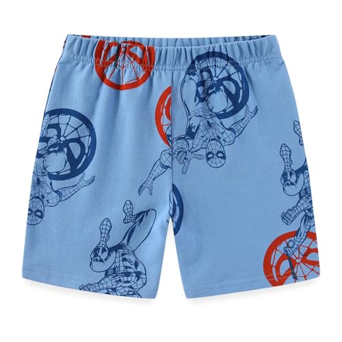 Image of Marvel Spider-Man Boys 4 Piece Mix and Match T-shirts and Shorts Set for Big Kid