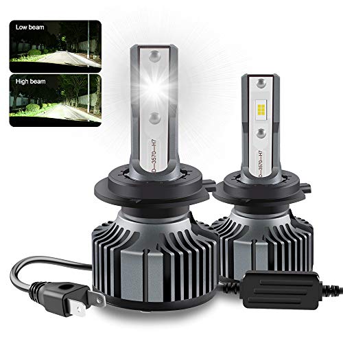 KaiDengZhe H7 Led Koplamp Conversie Kit 6500 K CSP 3570 Chip 56 W EMC Systeem Super Heldere Voor Hi/Lo Beam Koplamp HID of Halogeen Koplamp Mistlamp Vervanging (Pack van 2)