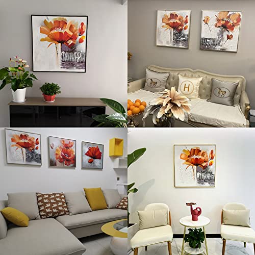 Peintures fraîches de fleurs florales abstraites extra large salon