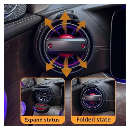 Porte-gobelet universel Mercedes extensible pour sorties de climatisation - 3