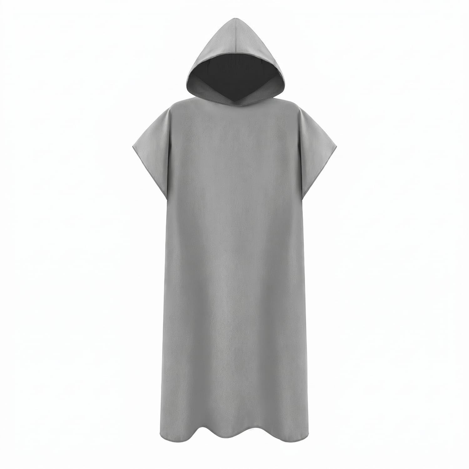 URJIX™ Double-Sided Fleece Hooded Changing Robe 88x110cm Light Gray | Convenience Light Gray 88x110cm-picture-46