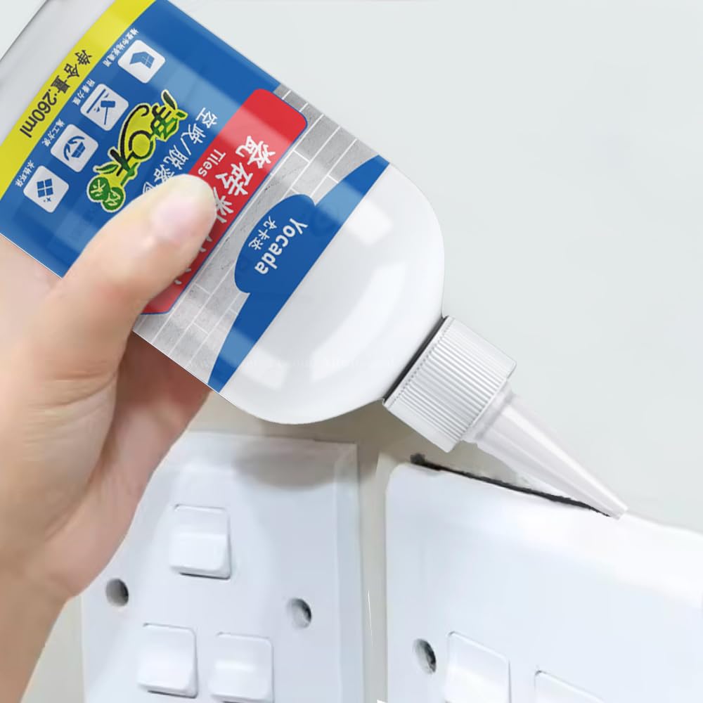 KIRMIT Premium Crack Seal Glue 260ml Tiles Gap Filler Waterproof Glue for Roof Leakage Crack Seal Solution Waterproof Gap Filler Grouts Repair Tube for Pipe Wall & Tiles, Wall, Roof, Kitchen, Bathroom (B0D9DC6HV4) Amazon Price History, Amazon Price Tracker