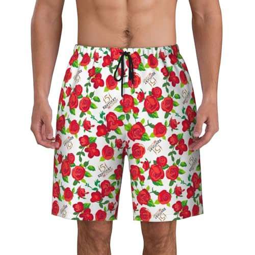 Vintage Beach Shorts for Men Novelty Graphic Board Shorts Lightweight Casual Summer Hawaii Trunks with Pocket2