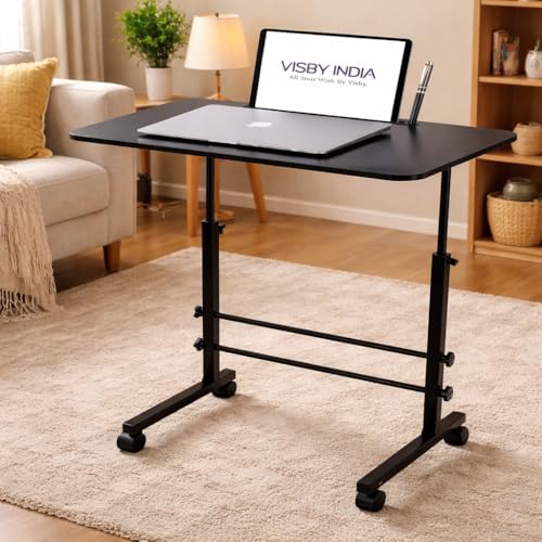 Laptop Table/Foldable,Adjustable and Portable Heavy Duty Wooden/W...