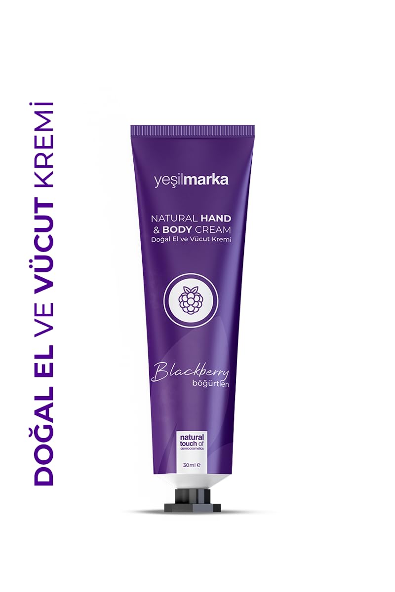 Yeşilmarka Natural Hand And Body Cream - Blackberry 30 ml Krem