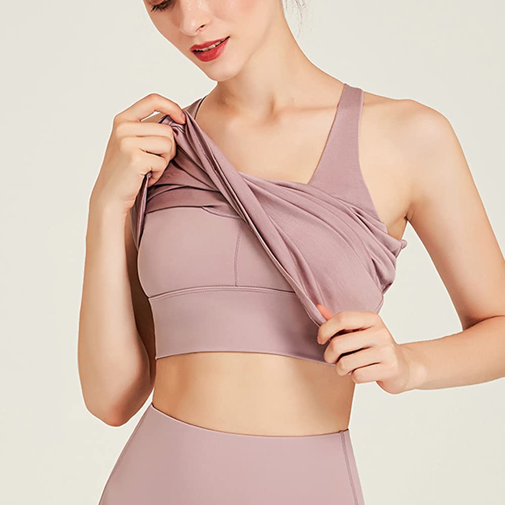 Canottiere da Yoga da Donna con Reggiseno Incorporato Canottiere da Palestra Canottiere Sportive Canotta Senza Maniche Sexy