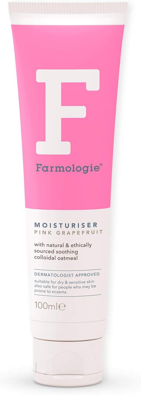 Farmologie - Body Moisturiser, Hydrating, For Dry & Sensitive Skin, Pink Grapefruit Oil, 100 ml