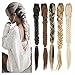 FUT Womens Claw Ponytail Clip in Hair Extensions 21 inches Long Straight Hairpiece