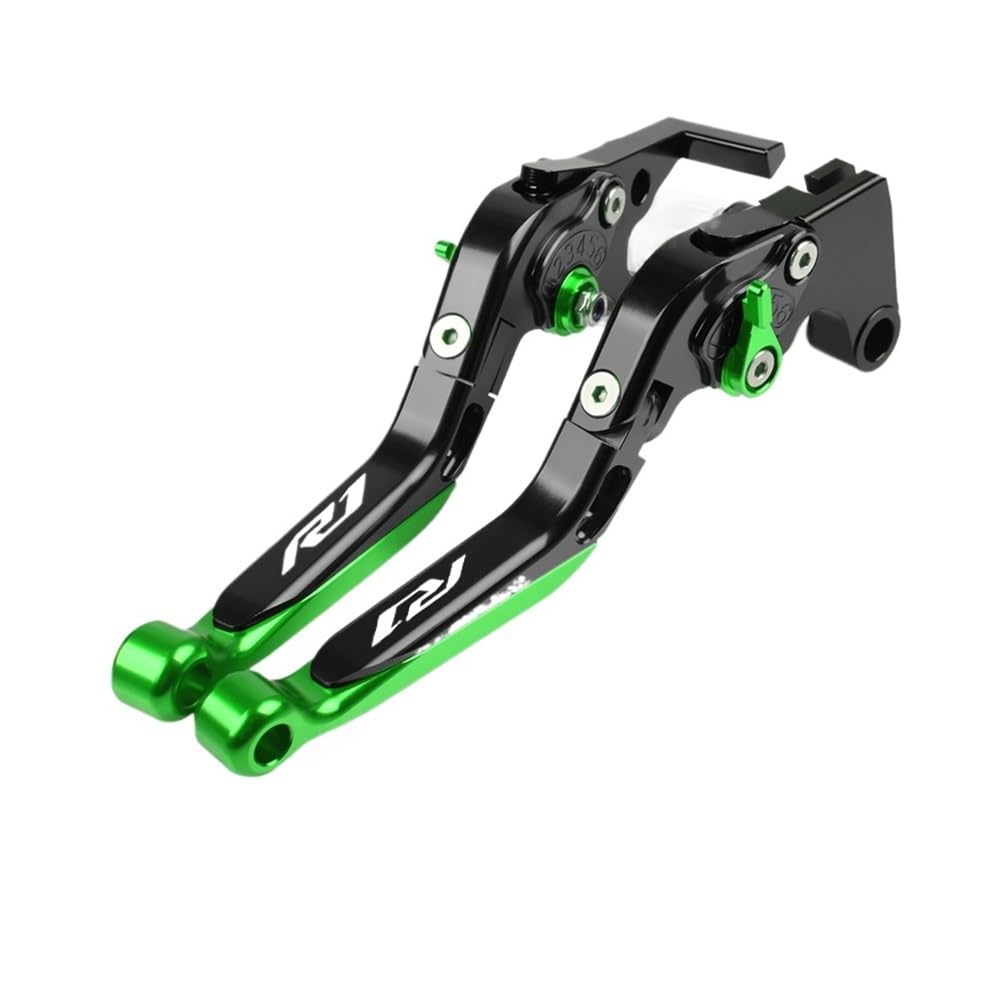 EMQDCAZ for YZF R1/R1M/R1S 2015-2021 CNC Clutch Lever Brake Set Adjustable Folding Handle Levers Motorcycle Parts Brake Clutch Reservoir Levers