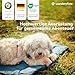 Wanderpfote Hundedecke für Unterwegs, 110 x 80cm – Waschbar, Orthopädisch, Wasserdicht – Hochwertiges Design – Hundedecke Outdoor, Hundematte Auto (Braun, Größe XL)