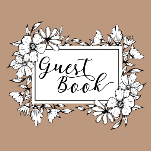 Guest Book: Wedding Reception Register To Record Your Guests’ Wishes and Place Photos in Taupe