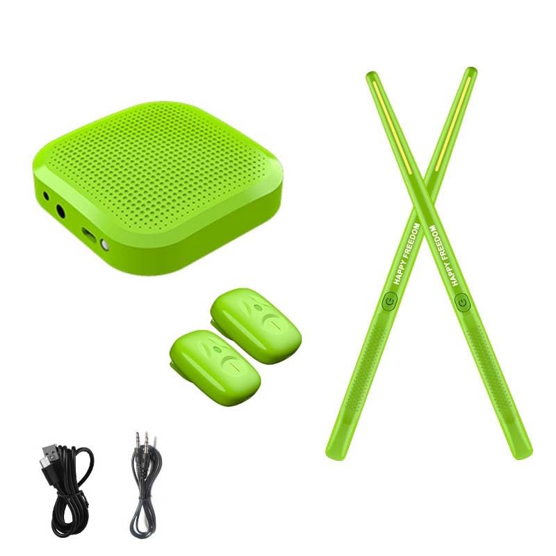 Lufttrommelstöcke-Set mit Bluetooth und Pedalen, elektronisches...