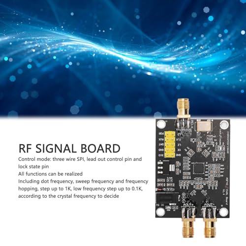 Módulo de Sinal RF ADF4351, Placa de Sinal RF Fêmea de 3 Fios de Controle SPI de 35 MHz a 4400 MHz