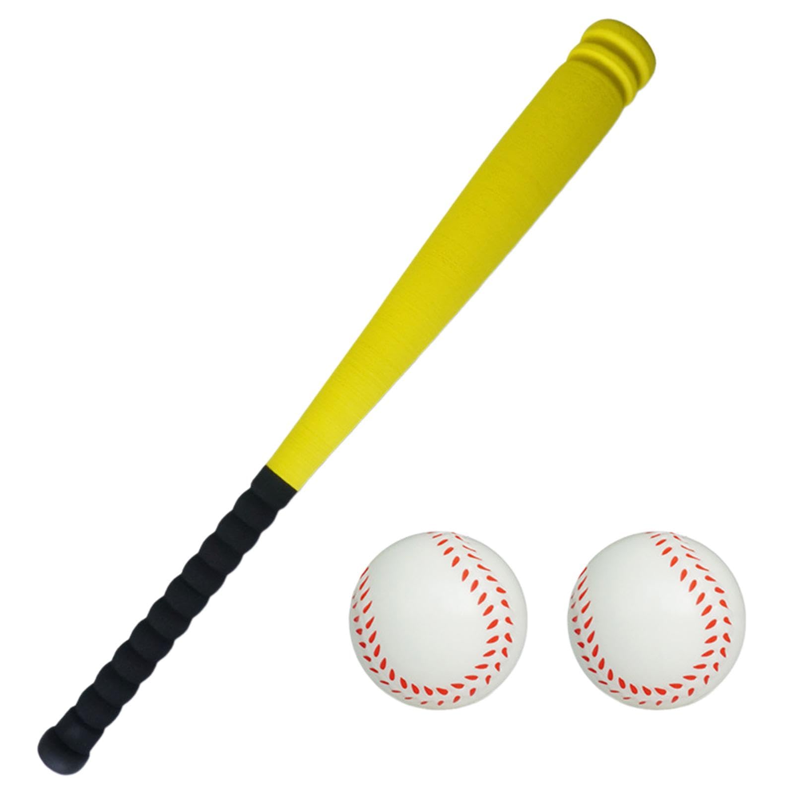 Baseball Trainingsspielzeug für Kinder, Geschenk für Kinder, Spielzeugbaseball, Baseballspielzeug für Kinder, Interaktiver Spielplatz, gelb 54cm