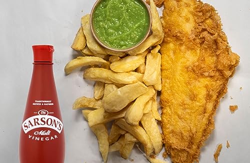 Sarsons Malt Vinegar Malzessig 2X 300ml Kunststoff-Flasche - importiert von Shestore24