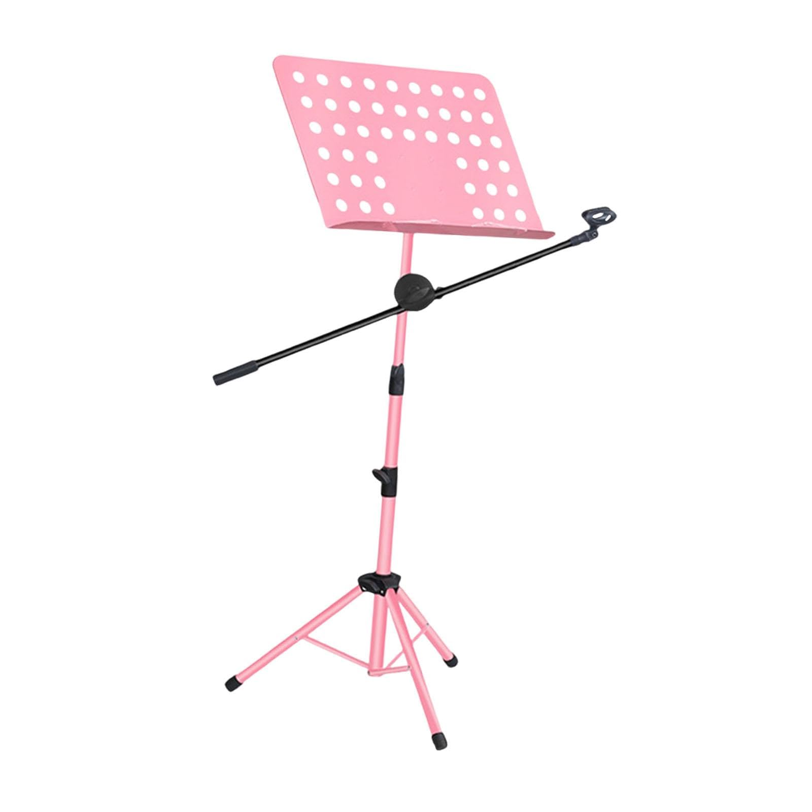 Notenständer, Zusammenklappbarer Tisch Notenständer für Unterwegs, Rosa