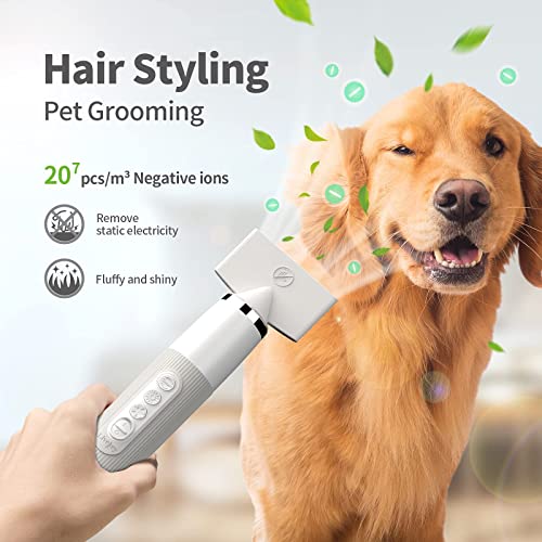 LIVEKEY Dog Dryer, Portable Professional Pet Dog Blow Dryer, High Velocity Pet Dog Dryer for Household Travel Camping… - Image 4