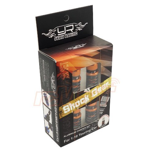 Yeah Racing Shock-Gear 55mm Damper Set for 1/10 RC Touring Car Orange #DSG-0055OR