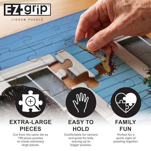 Masterpieces Rompecabezas EZ Grip de 300 Piezas - Padre e Hijo - 18"x24" miniatura 3